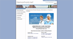 Desktop Screenshot of hemorrhoid.net