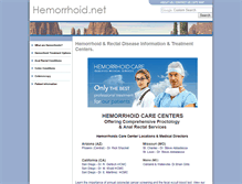 Tablet Screenshot of hemorrhoid.net